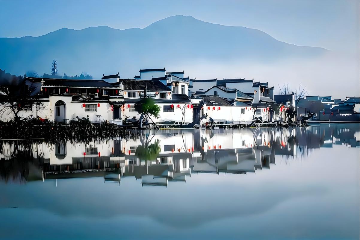 徽州古村落全景